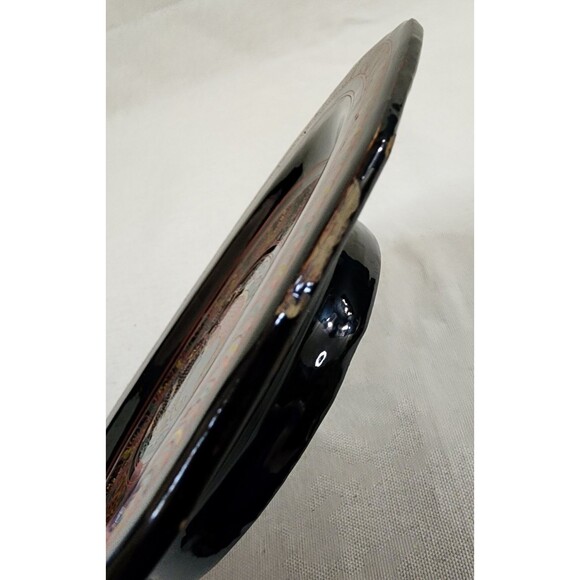 Vintage Hand-Painted 12-Sided Folk Art Wood Plates – Set of 4 (1970s–1980s) - Picture 9 of 14